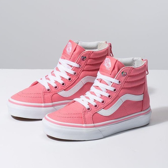 Vans | Shoes | Vans Sk8hi Zip Strawberry Pink Sneakers | Poshmark
